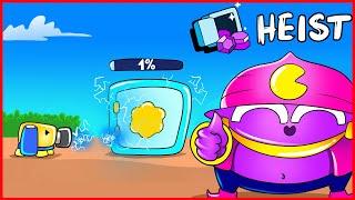 BRAWL STARS ANIMATION - BAD LUCK ON HEIST ?!