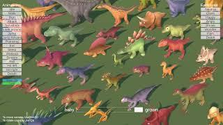 Dinosaurus pack with Babies