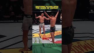  LAST-SECOND knockout! The Korean Zombie vs Yair Rodriguez #ytshorts #shorts #mma