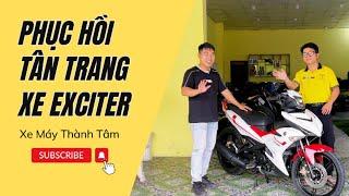 Phục hồi tân trang lại chiếc Exciter kỷ niệm cho anh khách quen thuộc