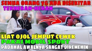 Semua Org Sekitar Terheran-heran, Liat OJOL JEMPIT CEWEK pakai Mobil Sport, Padahal Awal Diremehin