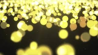 Glowing Golden Dust Particles Background Looped Animation | Free HD Version Footage