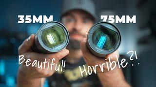 35mm VS 50mm VS 75mm FOR VIDEO  HUGE Difference!! | Ft. Sirui Saturn Full-Frame Anamorphic Lenses