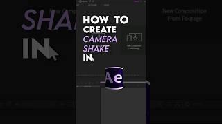 How to create Camera shake In After Effects #aftereffects #vfx #tips #tutorial