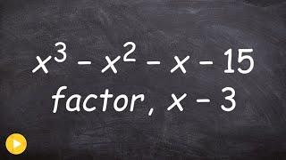 How to determine if a factor is a factor of a polynomial using factor theorem