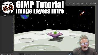Image Layers Intro - GIMP Beginner Tutorial
