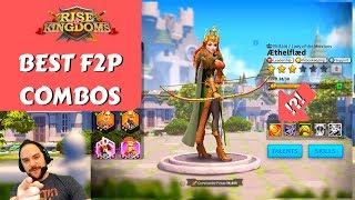 TOP 6 EPIC and F2P COMMANDER PAIRINGS for OPEN FIELD WAR | Rise of Kingdoms