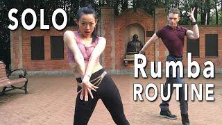 RUMBA Solo Practice Routine  Hip Action TIPS | Dance Insanity