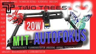Two Trees TS2 20W - GENIAL mit automatischem Fokus - Laser Engraver