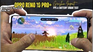 Oppo Reno 10 Pro Plus Genshin Impact Gaming test | Snapdragon 8+ Gen 1, 120 Hz Display