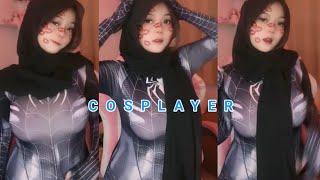 HIJABERS COSPLAY SPIDERMAN ️ ️ HIJAB CANTIK LIVE