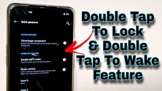 Double Tap To Wake & Double Tap To Lock Feature | For OnePlus Nord & Other OnePlus Devices