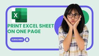 How to print an EXCEL sheet on ONE page | Excel Tips & Tricks