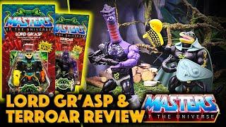 MOTU Origins Lord Gr'asp and Terroar Review!