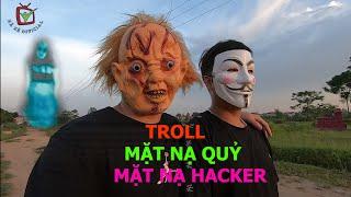 XÃ XỆ VLOG TROLL BÀ CON NGOÀI CÁNH ĐỒNG BẰNG MẶT NẠ QUỶ - VÀ MẶT NẠ HACKER