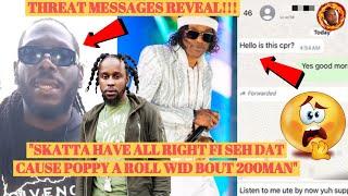 SKATTA BURRELL Get SHAWN STORM INVOLVE Leaked MESSAGES Of THR3ATS!Blacksan In DANGER Skeng x Popcaan