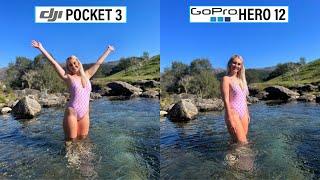 DJI Pocket 3 Vs GoPro Hero 12 Black Camera Test Comparison