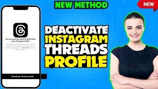 How to deactivate instagram threads profile 2024 | Delete Threads Account Instagram