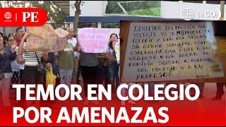 Classes Suspended at Comas School for Safety Reasons | Primera Edición | News Peru