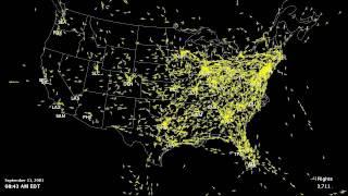 September 11: FAA Closure of US Airspace