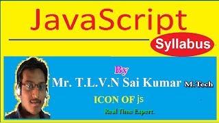 Video 1: JavaScript Syllabus