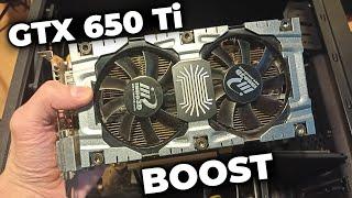 Видеокарта 2013 года. GTX 650Ti BOOST 1GB в 2022 году.