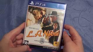 L.A. Noire Распаковка на PS4 и Розыгрыш на канале theLexUnleashed