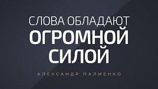 Слова обладают огромной силой. Александр Палиенко.