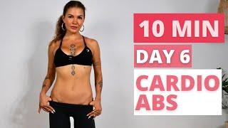 10-Min INTENSE Cardio Abs Workout | No Equipment, BURN Belly Pooch Anytime Anywhere!