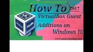 how to install guest additions virtualbox