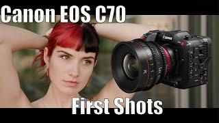 Canon EOS C70 - First Shots: Skintone, LOG, 50p, Gimbal, Stabilisation ...