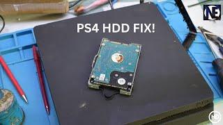 ps4 CE-34335-8 Fix a dead HDD. (Can't access the storage)