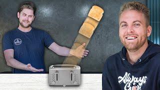Toaster That Shoots 10ft High Prank in Hotel