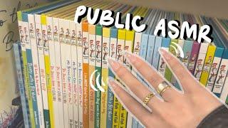 ASMR AT BARNES & NOBLE: book tapping and more in public