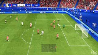 EA SPORTS FC 24 - Denmark vs Serbia - UEFA EURO 2024 Gameplay (PS5 UHD) [4K60FPS]