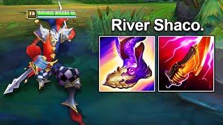 PINKWARD VS EUW - THE RETURN OF RIVER SHACO!! (FULL AD BACKSTABS)