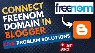 How to Connect Freenom Domain With Blogger 2024 | Step-by-Step Tutorial (Updated)