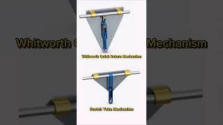 Mechanical mechanism motion Whitworth Quick Return Mechanism Scotch Yoke Mechanism |#shorts #cad#3d