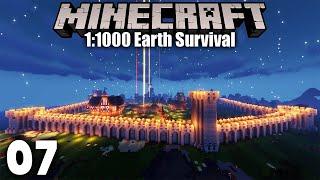 The East Wall Timelapse! Minecraft 1:1000 Earth Survival (7)