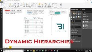 Power BI - Dynamic Hierarchies