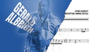 "G & Lee" (Live) - Gerald Albright - Alto Sax Transcription 