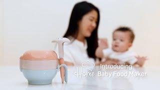 Starting your baby on solids with Pigeon Home Baby Food Maker