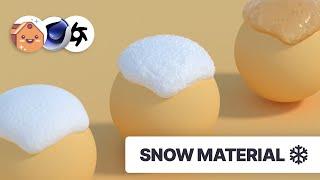 Create 3 Procedural Snow Textures with Octane for C4D | A Happy Toolbox Tutorial