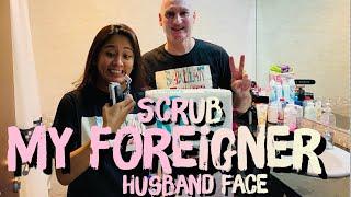 SCRUB MY FOREIGNER HUSBAND FACE OUR FIRST VIDEO || MELDY CATAMORA