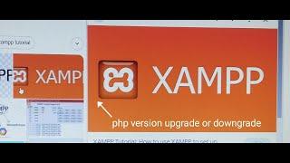 How to upgrade or downgrade PHP Version in XAMPP from localhost