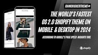 Fastest Shopify Theme For Desktop & Mobile: RankHigherTheme®