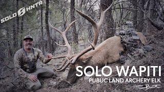 SOLO ELK HUNT for Wide 6pt Bull with Tim Burnett