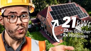 Meine PV ist riesig! Komme ich so durch den Winter? (+ 23kWh Speicher!)