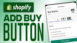 How To Add Buy Button On Shopify