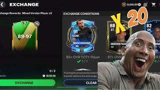 89-97 Exchange Really Broken & Amazing! Fc Mobile Funny Pack Opening.